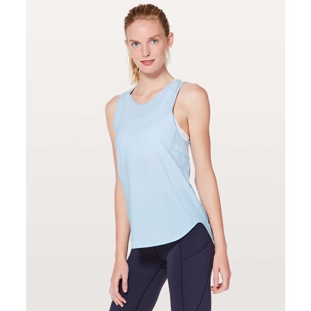 Lululemon Sculpt Tank II in Breezy Blue
